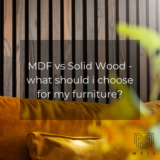 What material should i choose for my furniture - MDF or solid wood?