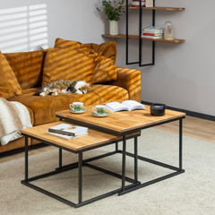 Coffee table Nurmenukk Natural oak