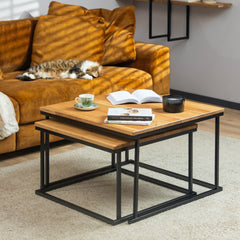 Coffee table Nurmenukk Natural oak