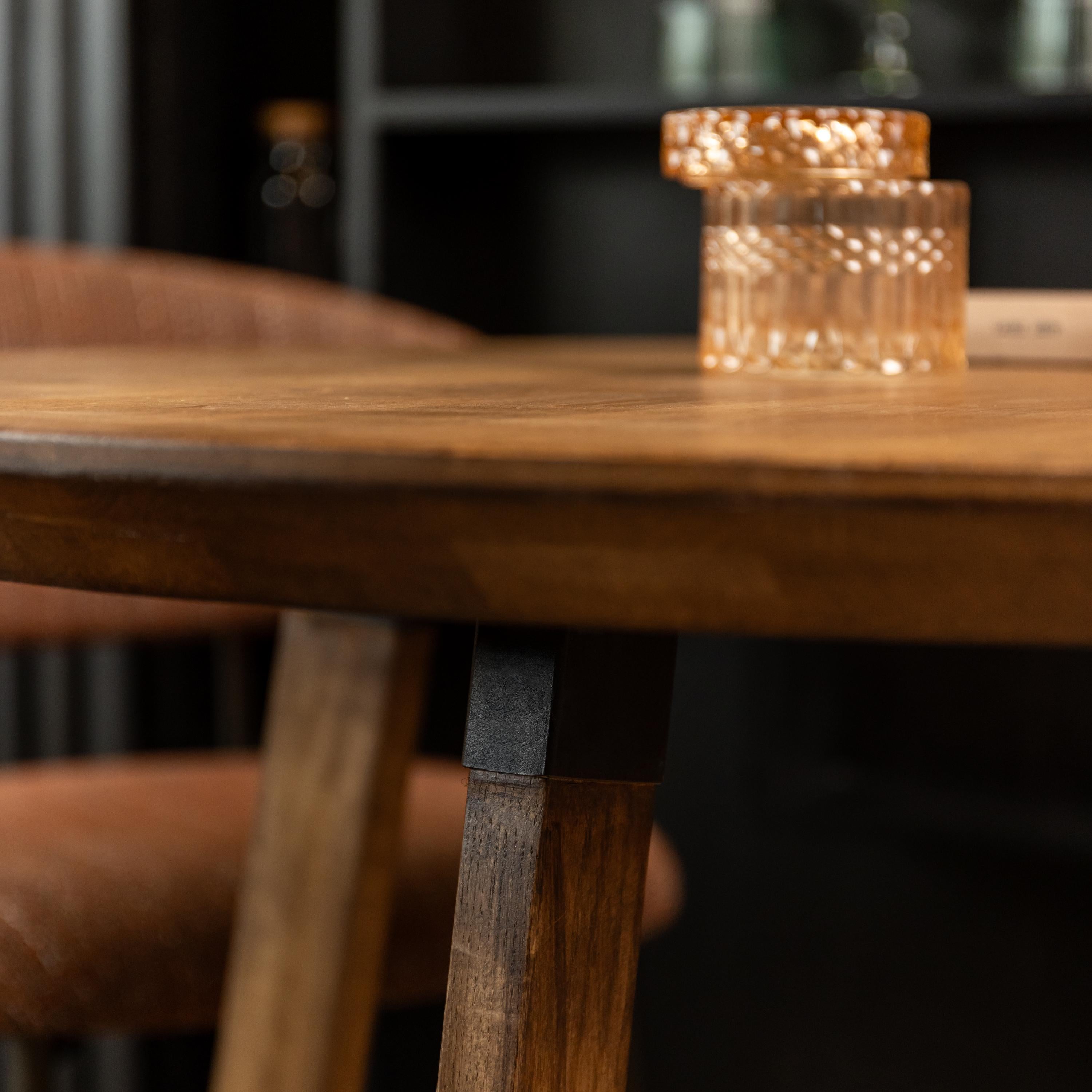 Rustic Round Solid Oak Dining Table, Söögilaud, Solid Oak Table, Tammepuust söögilaud